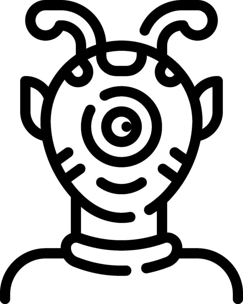 alien illustration design vector