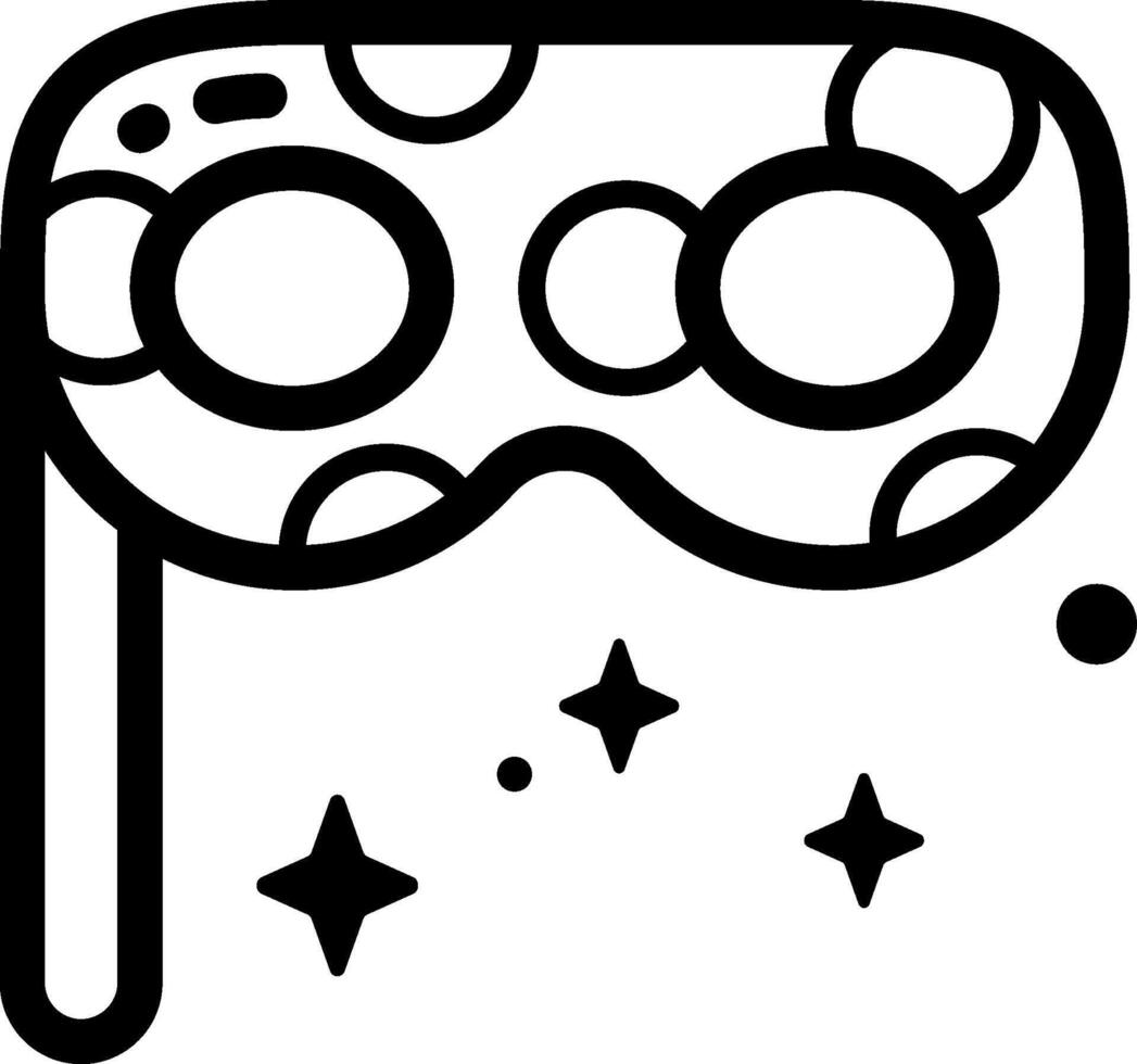 eye mask illustration design vector