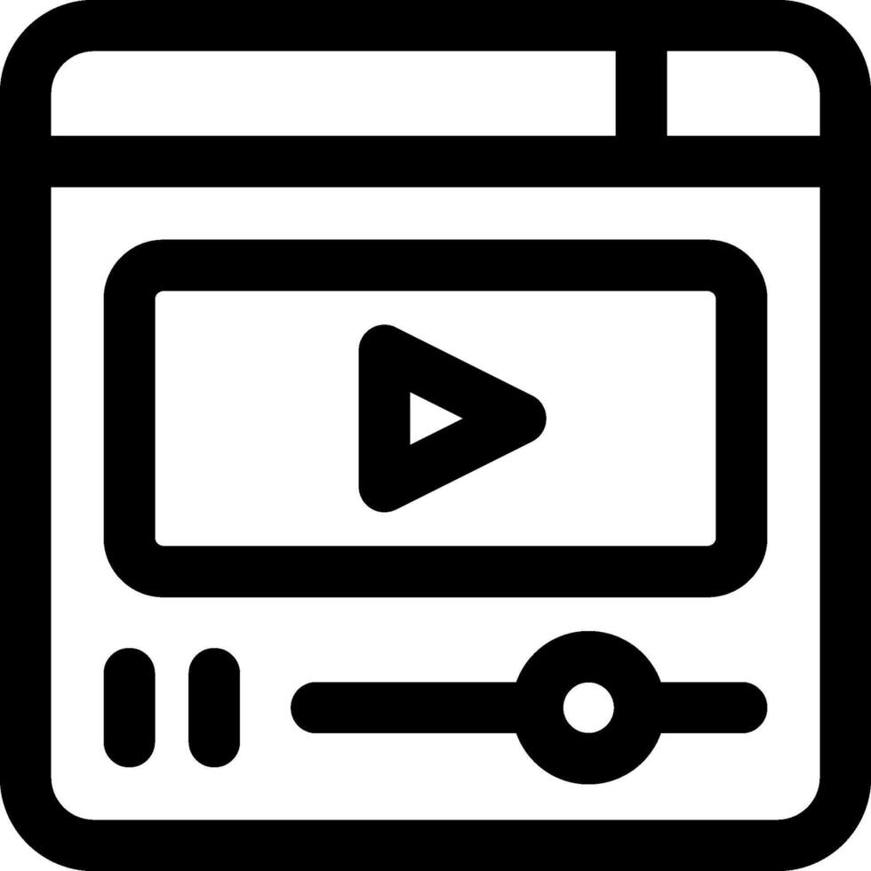 videoplayer illustration design vector