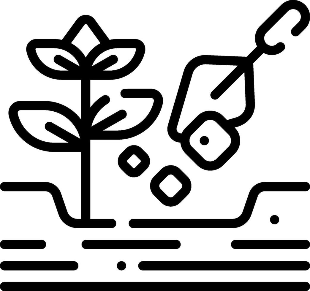 planting illustration design vector