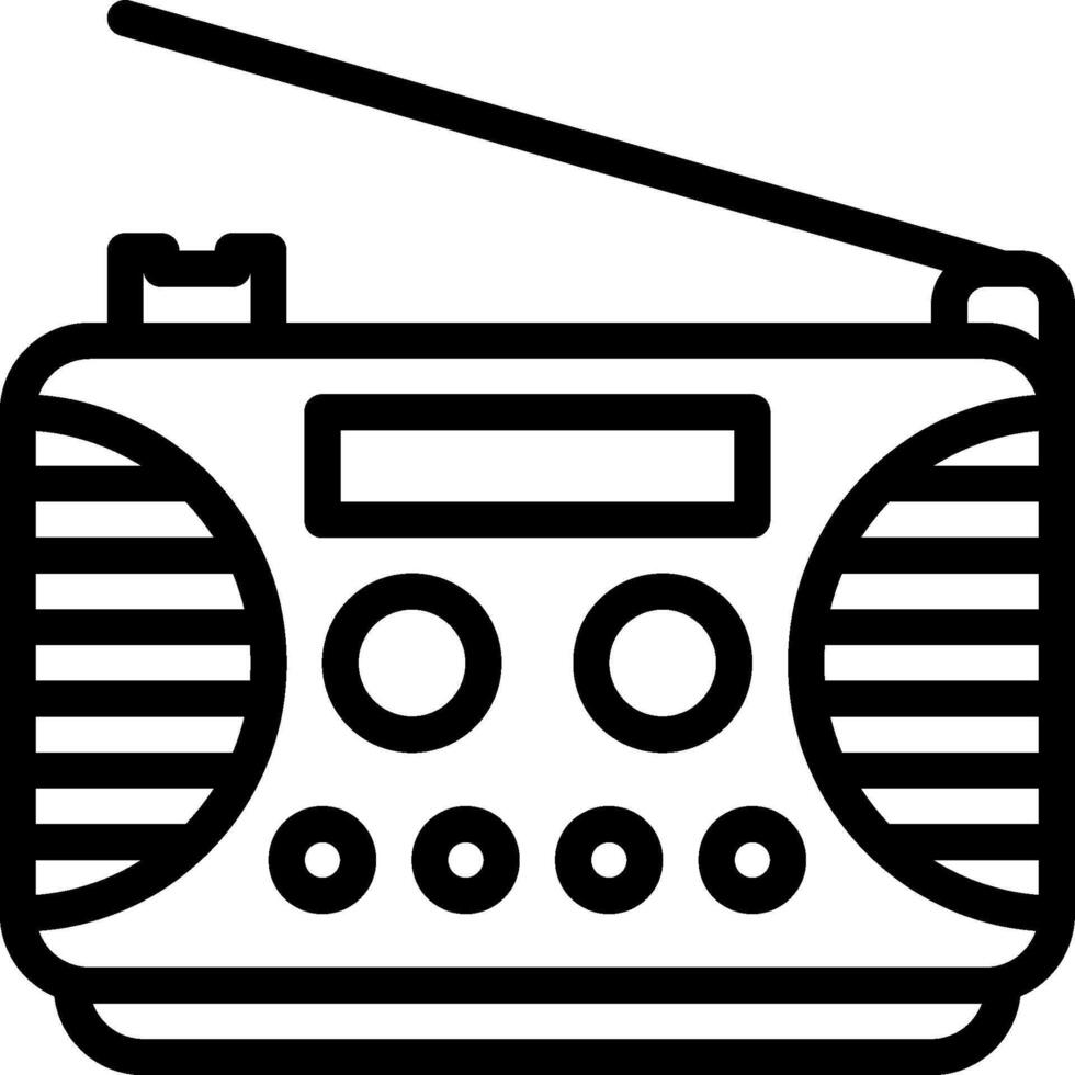 radio illustration design vector