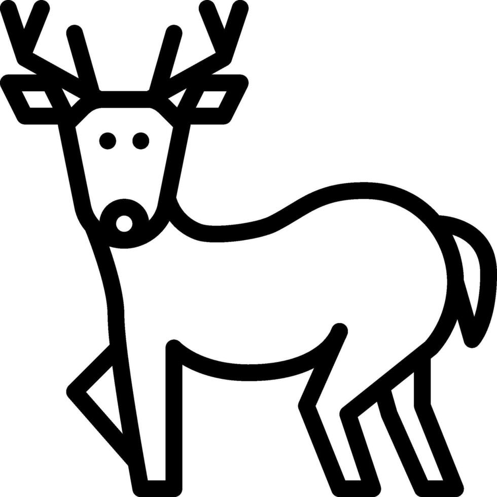 deer illustration design vector
