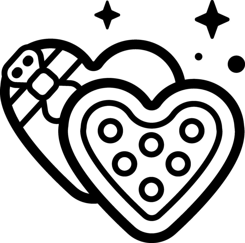 chocolate box illustration design vector