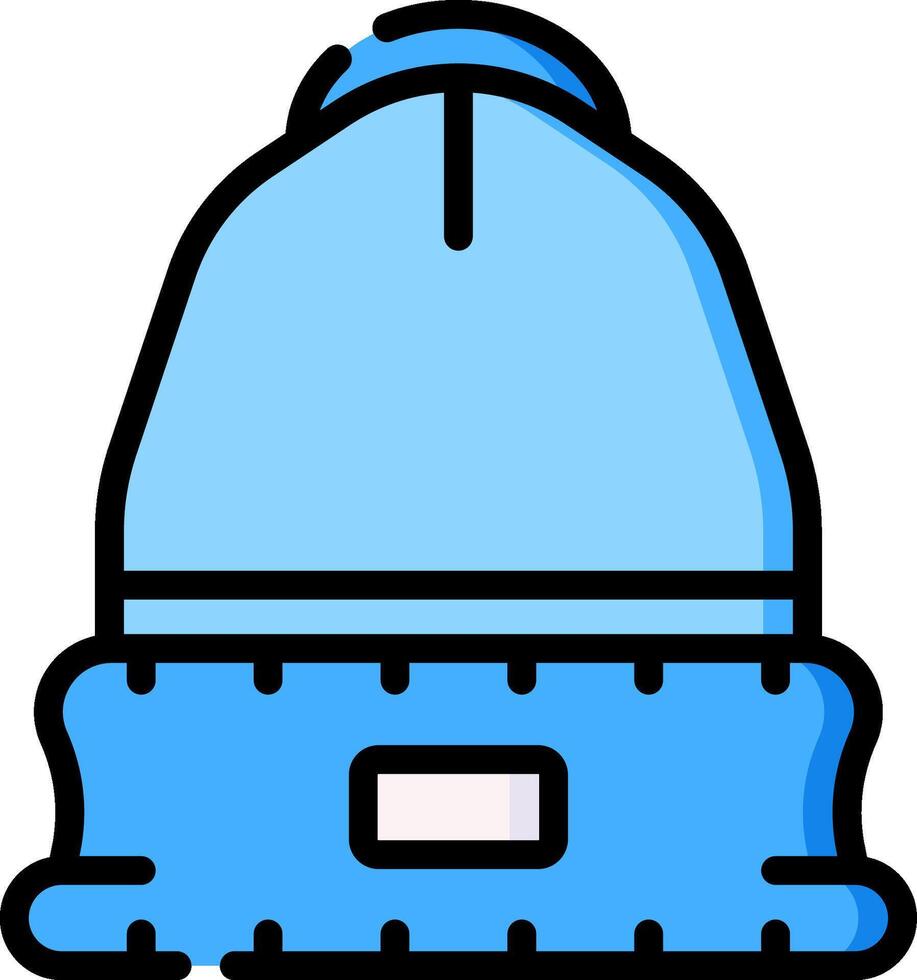 beanie illustration design vector