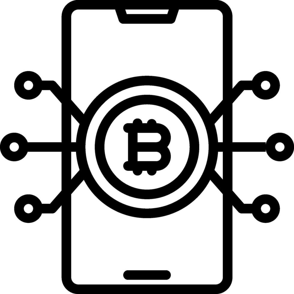 bitcoin illustration design vector