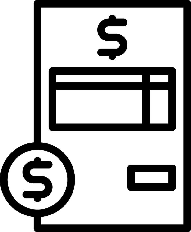 bill illustration design vector