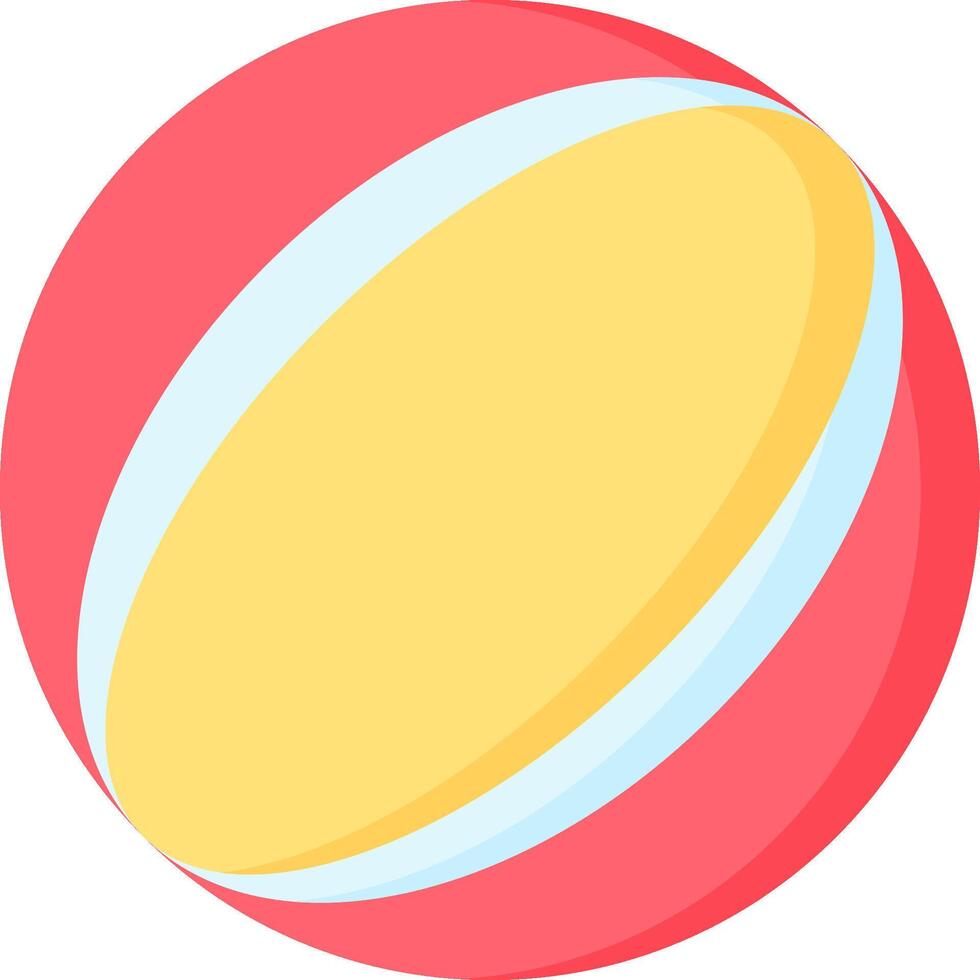 beach ball illustration design vector