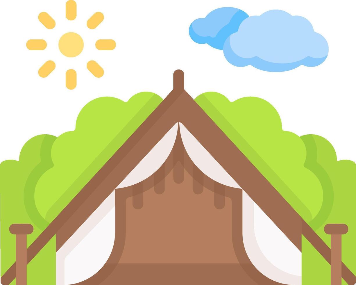 tent illustration design vector