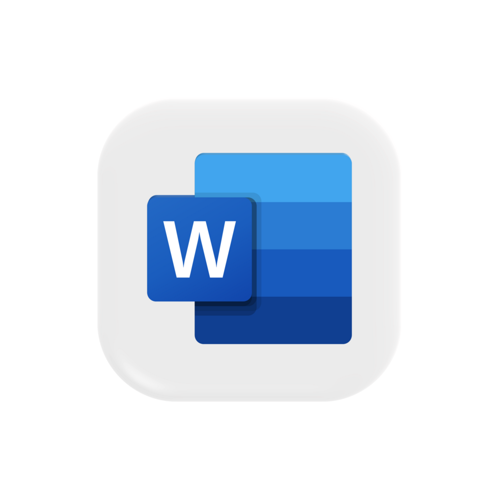 Microsoft word icon transparent background png