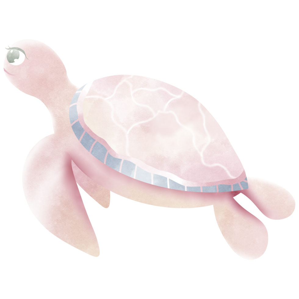 Turtles are swimming to land png