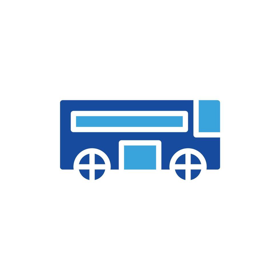 bus icon illustration on white background vector