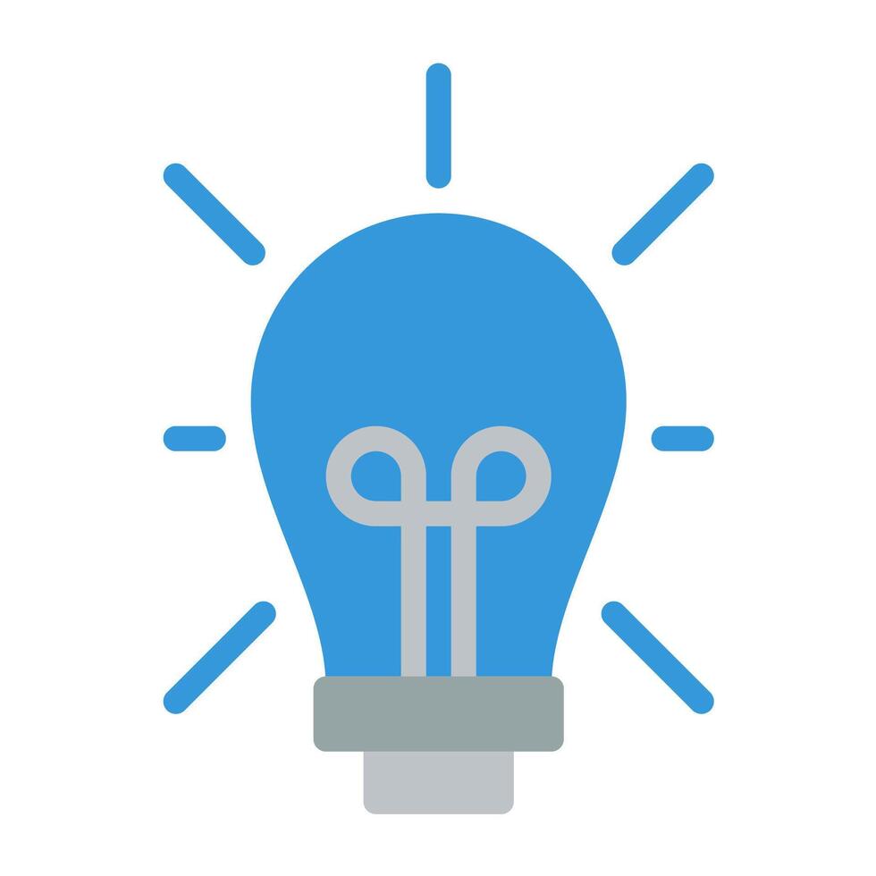a light bulb with a ribbon on it vector