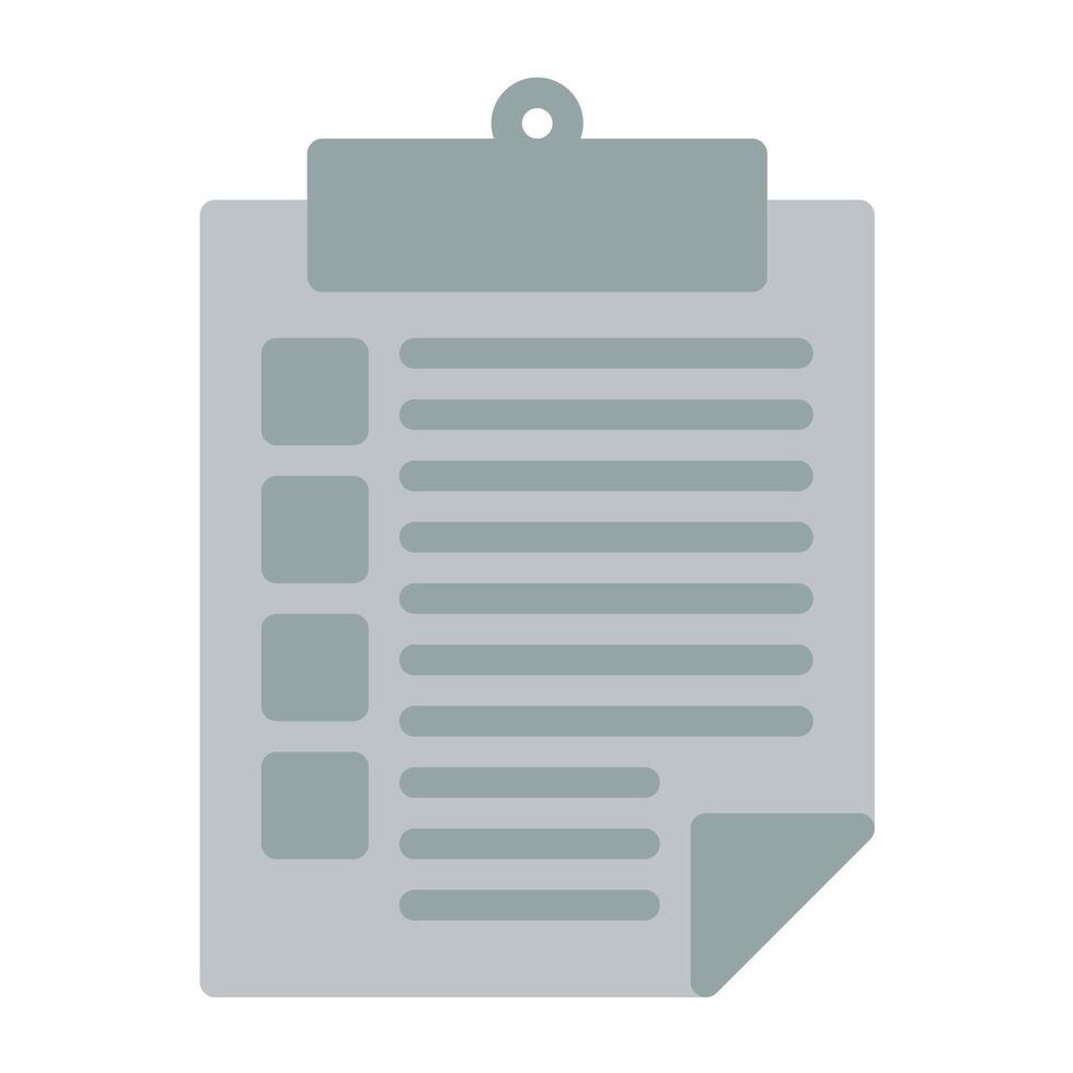 a clipboard with a checklist on it vector