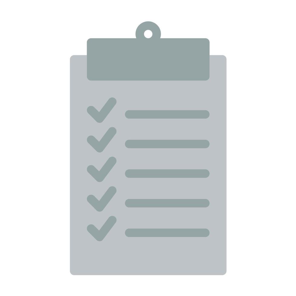 a clipboard with check marks on it vector
