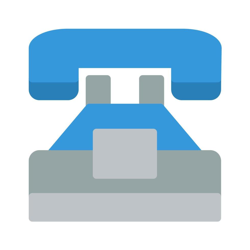 a telephone icon on a white background vector