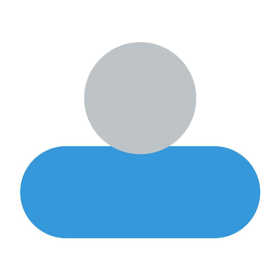 a person icon with a blue background vector