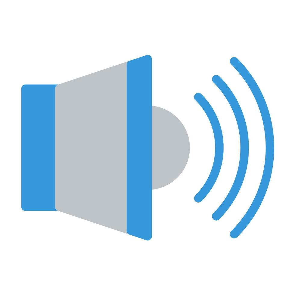 a speaker icon on a white background vector