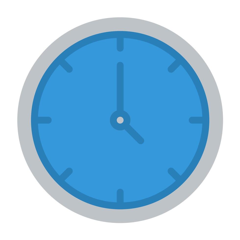 a clock icon on a white background vector
