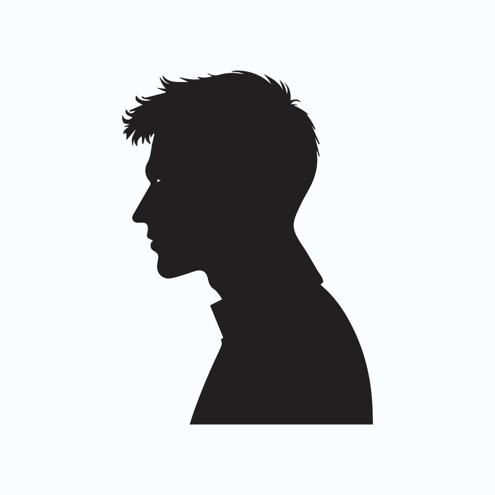 Abstract man silhouette vector