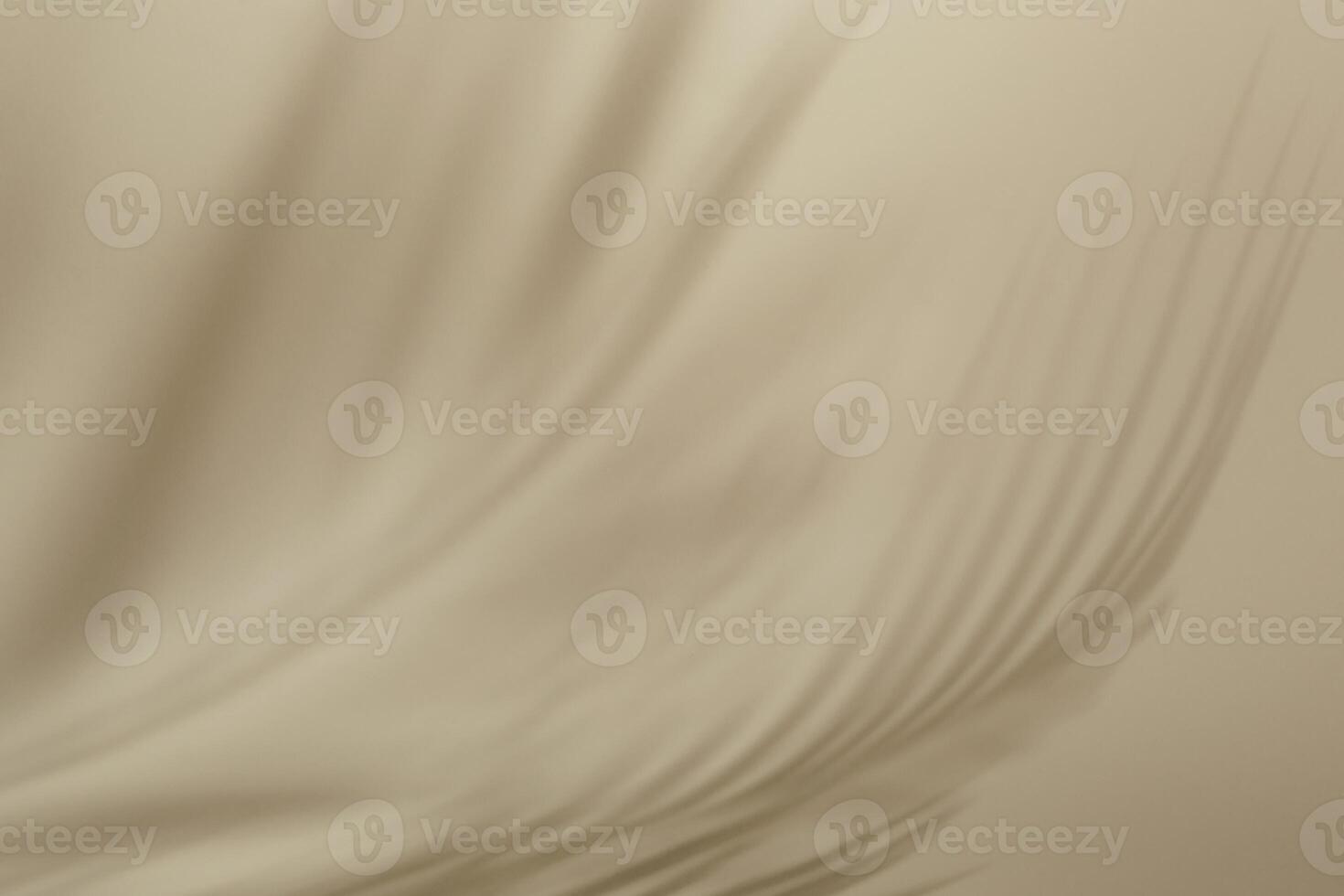 Natural palm leaves shadow on beige paper background. Abstract neutral tropical backdrop. Soft light photo