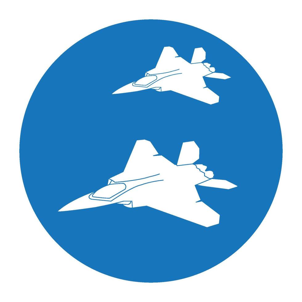 aircraft icon design vector