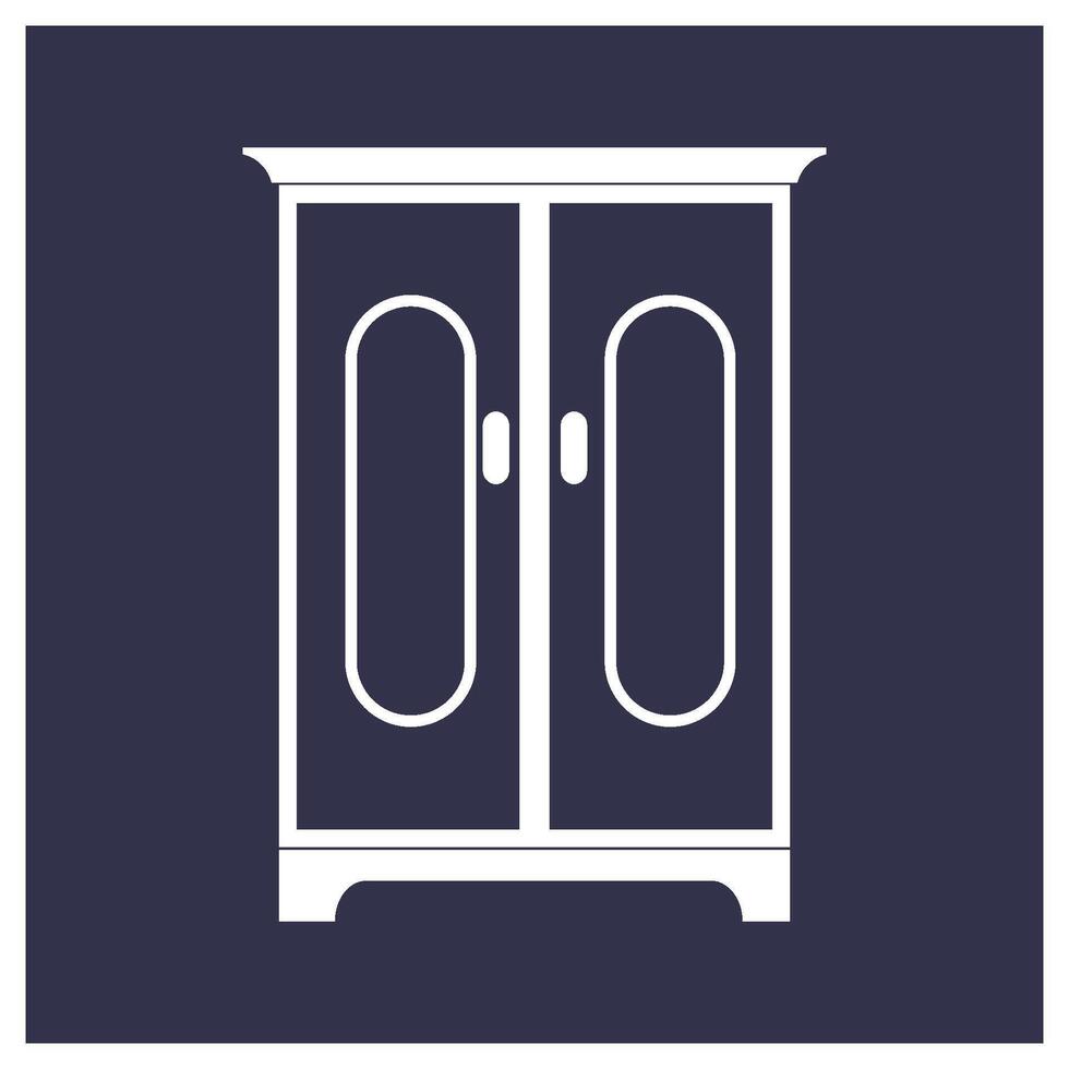 wardrobe icon design vector