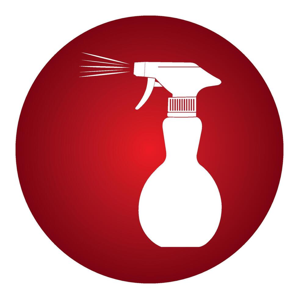 Clothes freshener spray bottle icon vector
