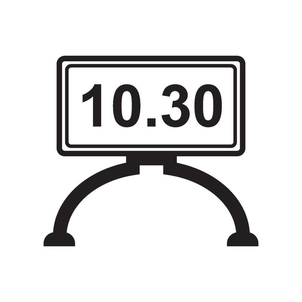 alarm clock icon vector