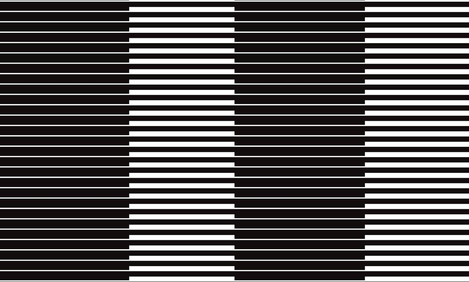 simple abstract black color geometric degrade horizontal line thin to thick pattern vector