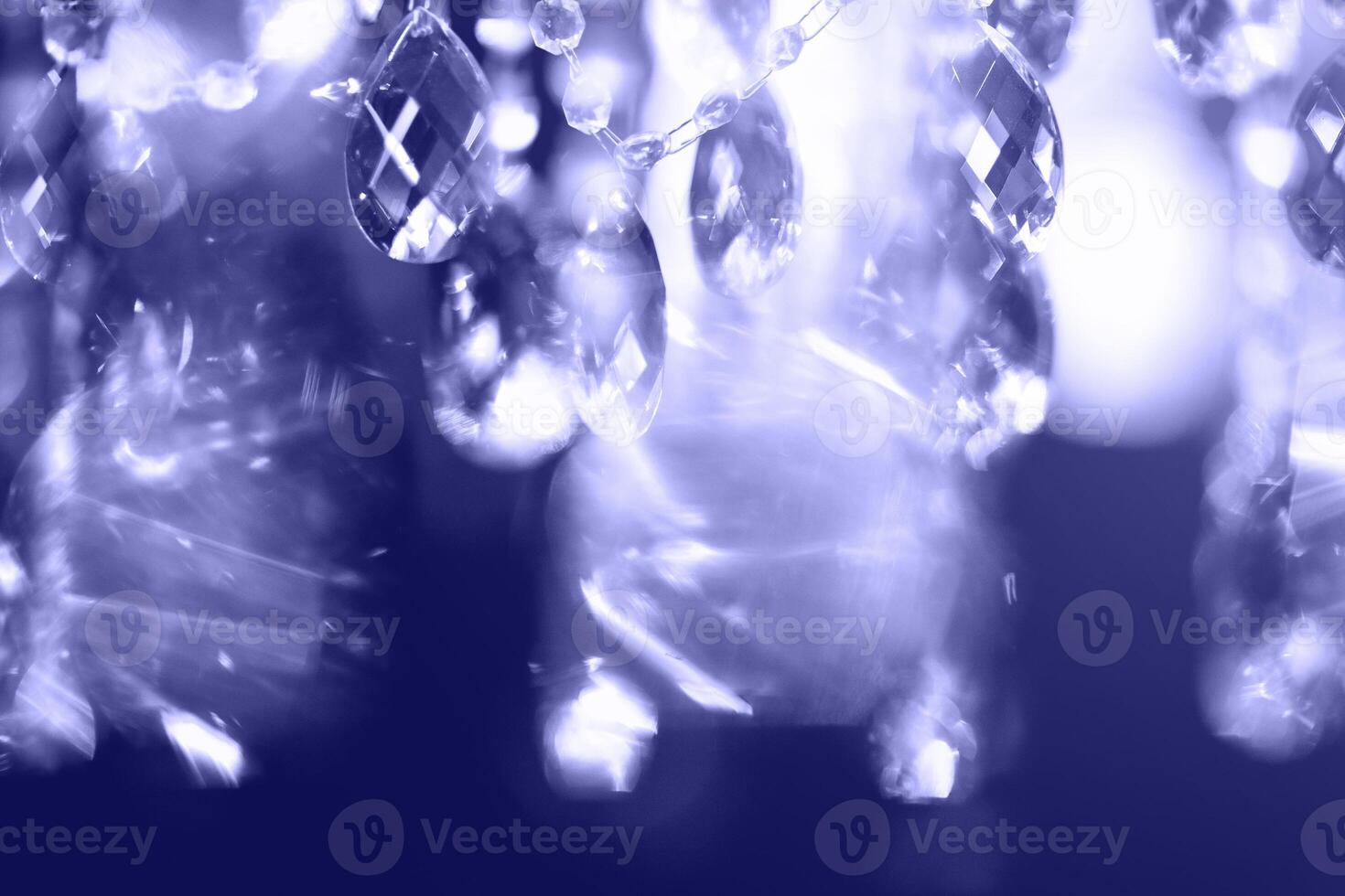 Chrystal chandelier close up photo