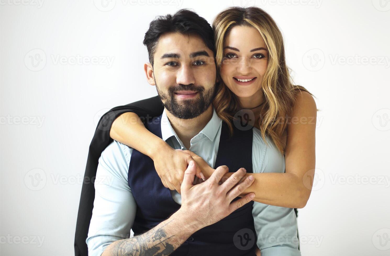 Portrait of the couple photo