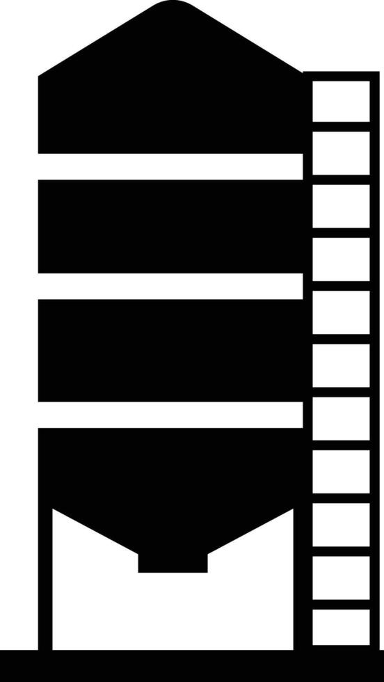 Granary icon. Silo sign. flat style. vector