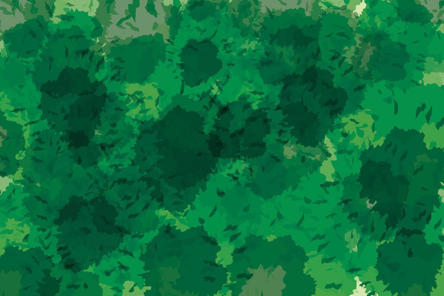 Dark green cool and modern watercolor painted abstract background vector