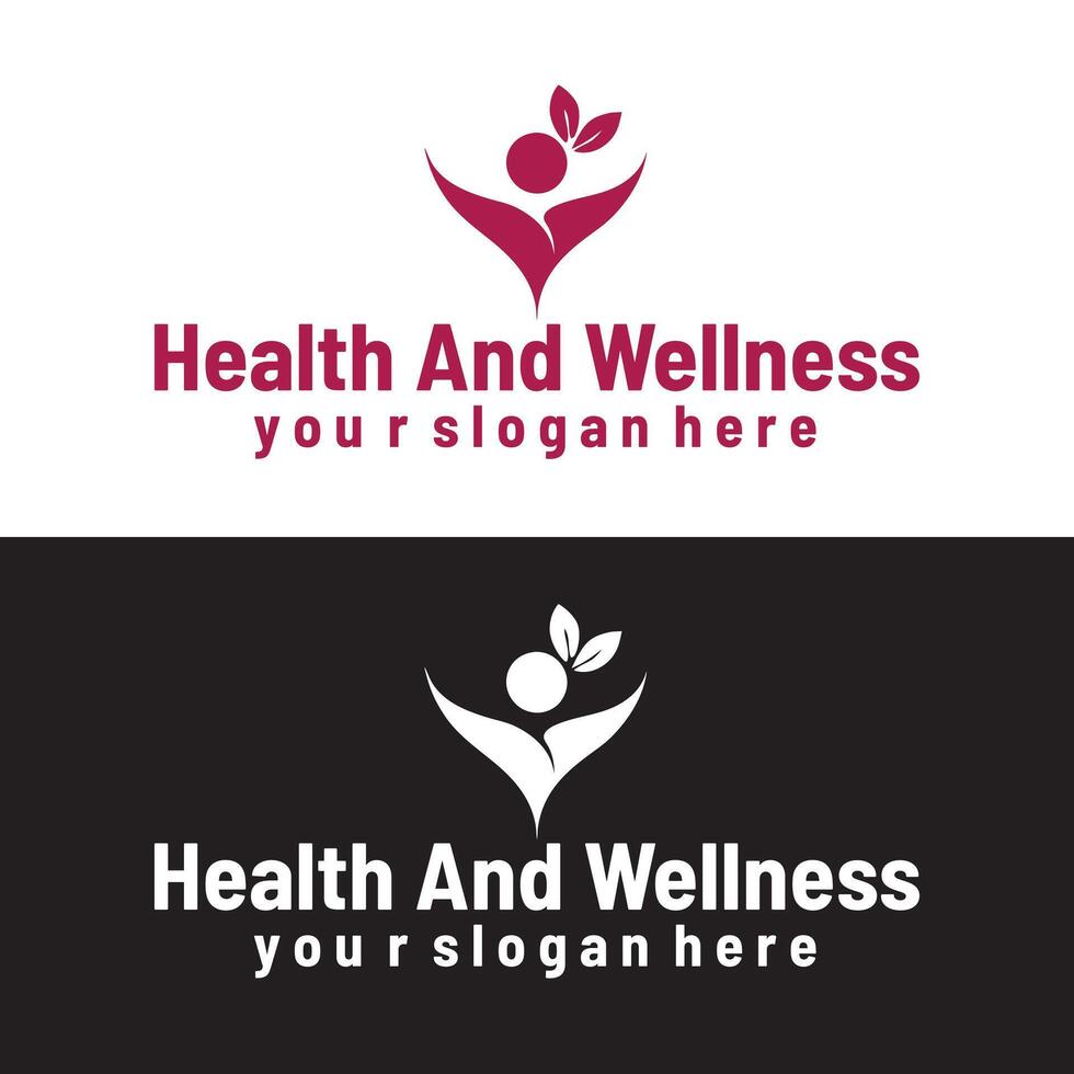 creative health, wellness, clinic, natural medical, dental logo vector