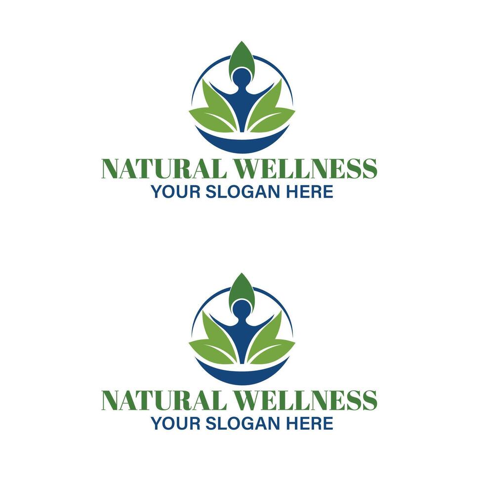 Unique counseling wellness health nutrition yoga, medical clinic dental gym fitness mental hospital logo eps design for your company vector