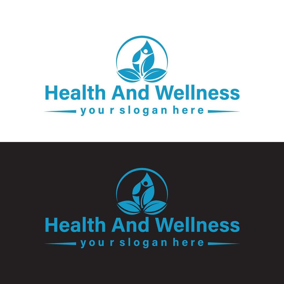 creative health, wellness, clinic, medical, dental, mental , yoga, custom fitness logo for your brand vector