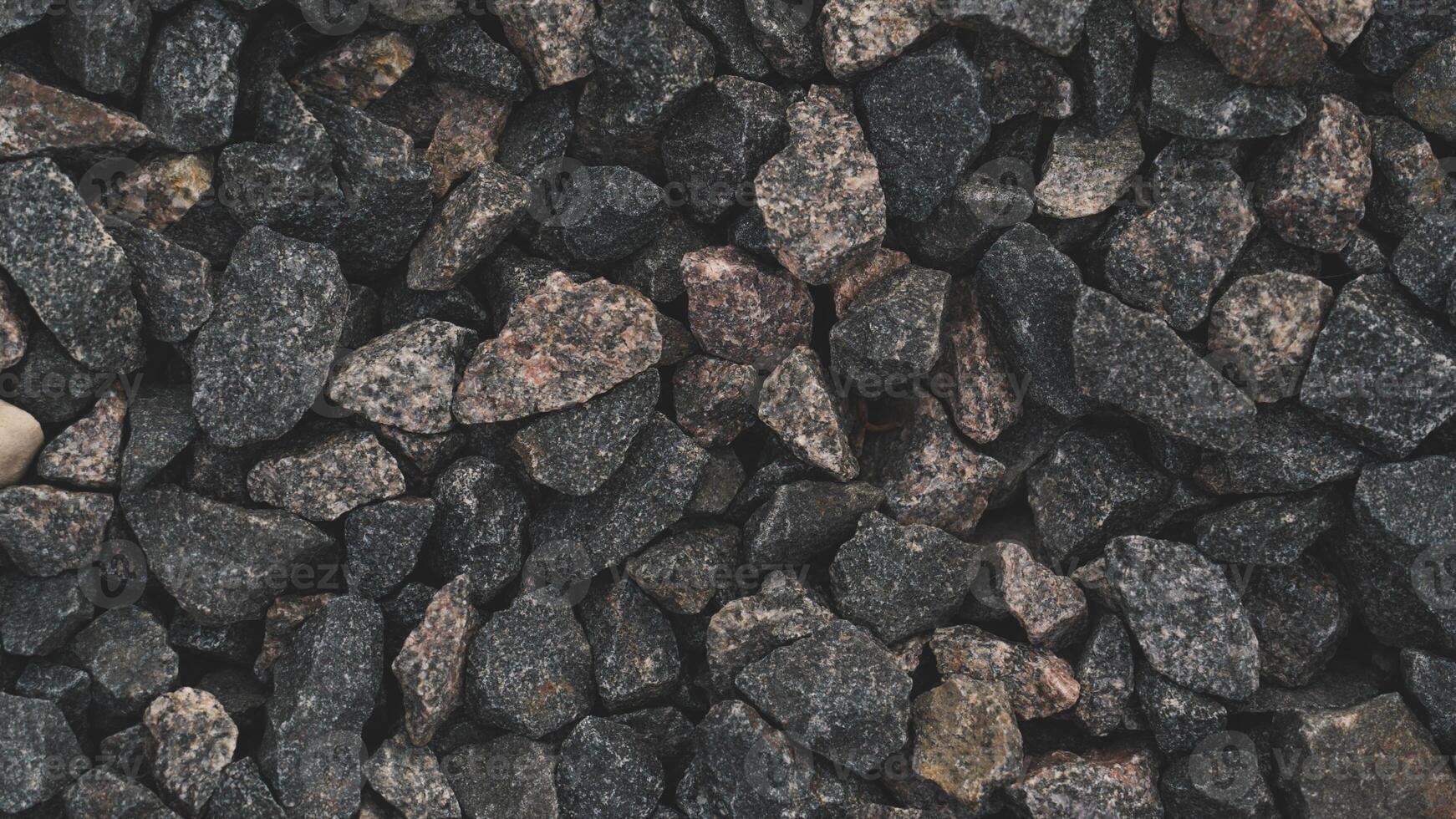 Stone path, view of the cobblestones from above. Background stones photo