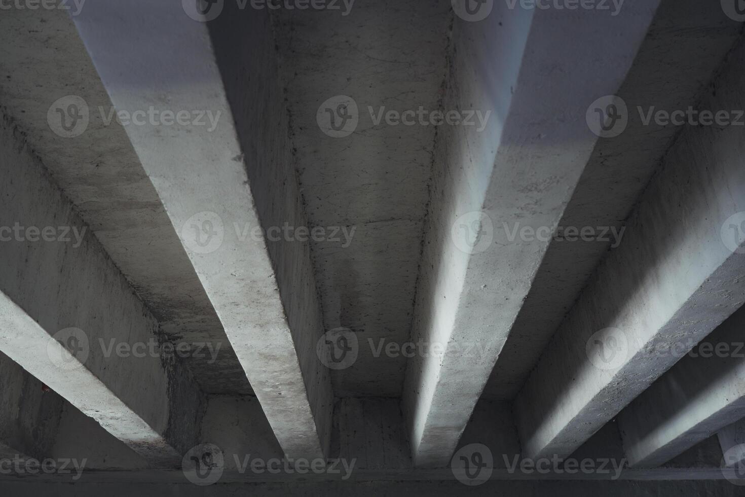 Under the concrete bridge, diagonals, lines, rhythms photo