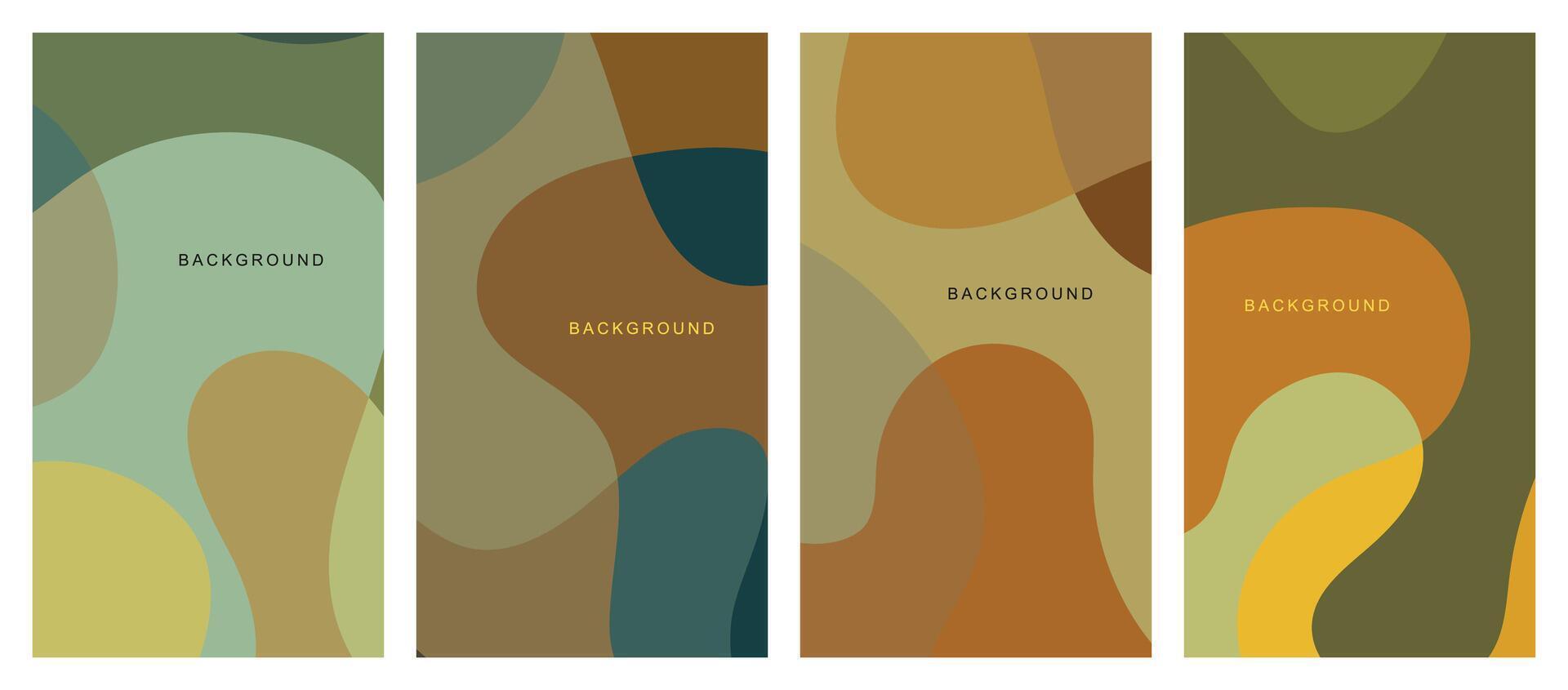 Abstract wavy set background. Abstract background. vector