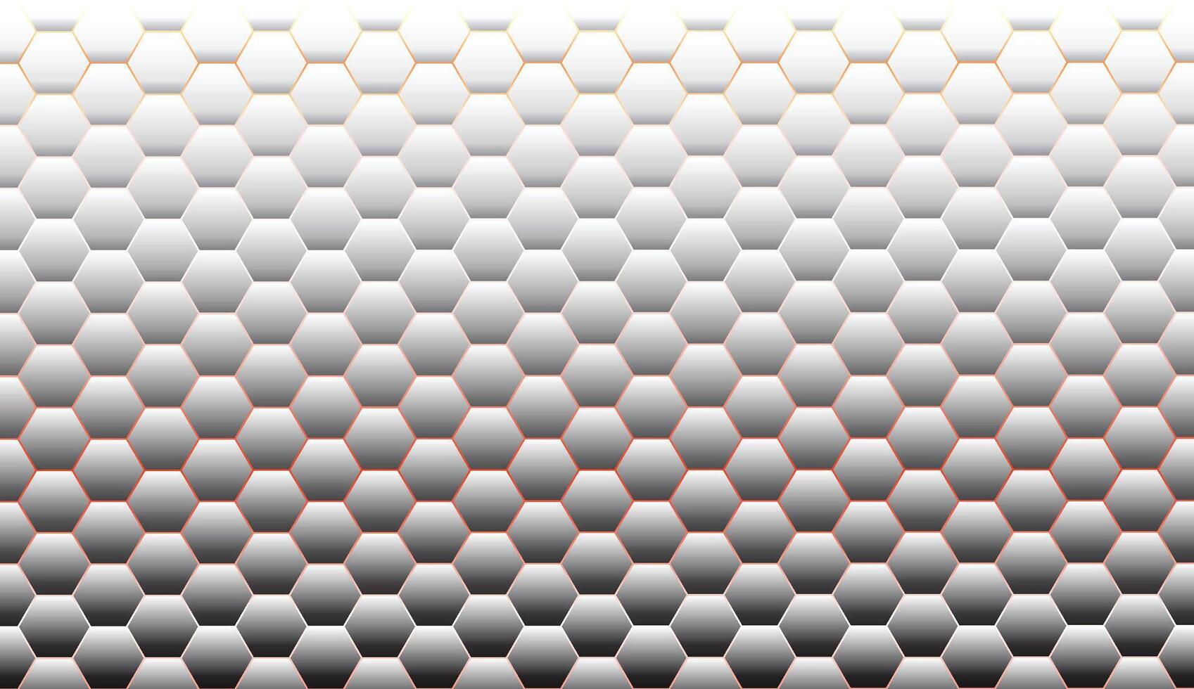 Simple white hexagon background. vector