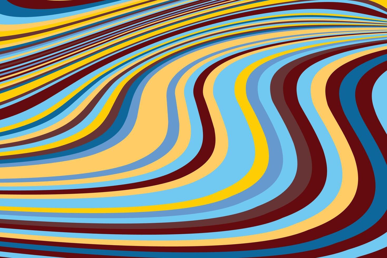 Abstract psychedelic groovy background. vector