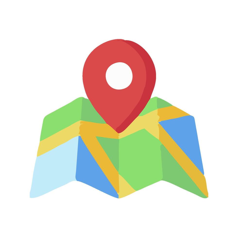 map pin icon illustration vector