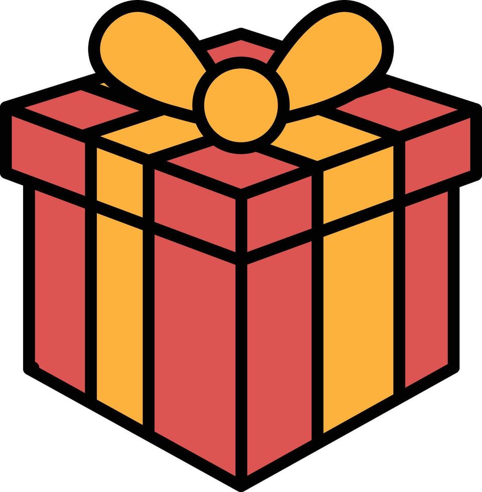 A black and white box with a white bow on top vector