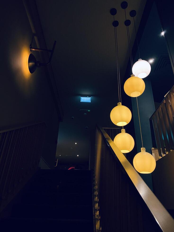 Interior of a cafe photo