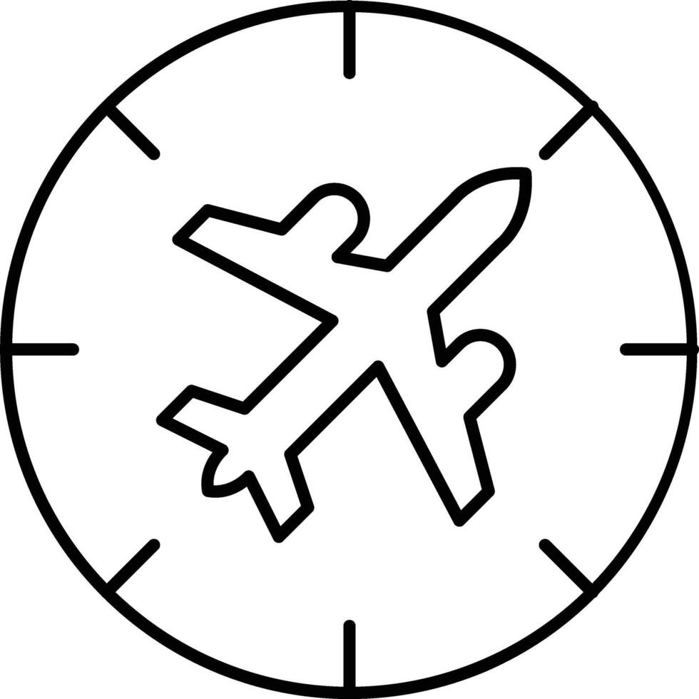 Jet Lag Icon Design For Personal and Commerial Use vector