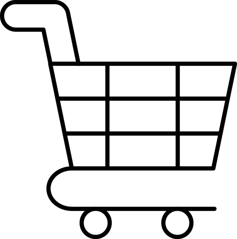 Trolley Icon Design For Personal and Commerial Use vector