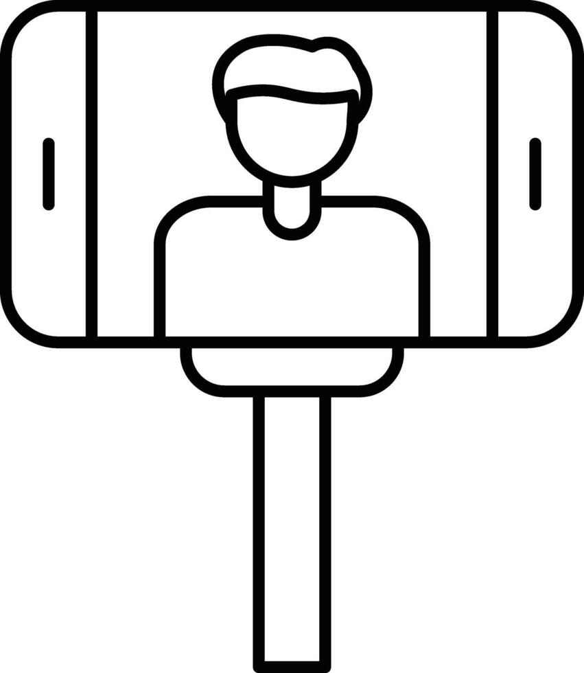Vlogger Icon Design For Personal and Commerial Use vector