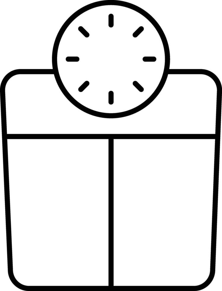 Weight Scale Icon Design For Personal and Commerial Use vector