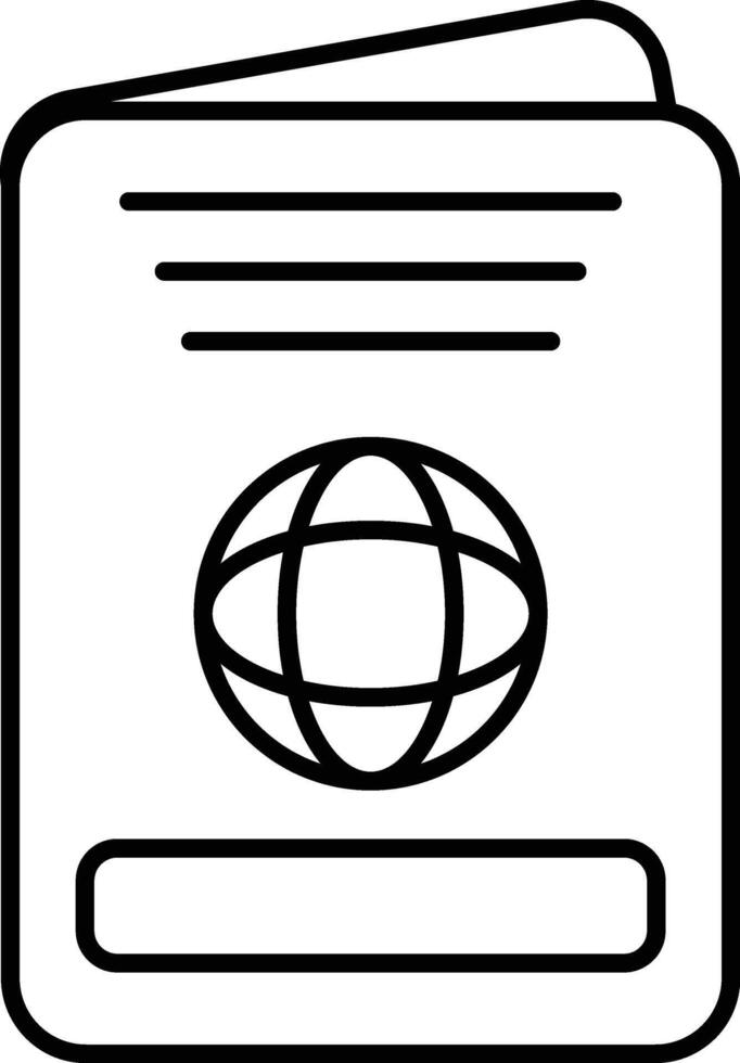 Passport Icon Design For Personal and Commerial Use vector