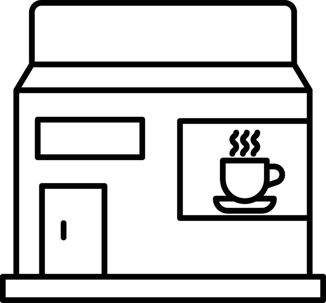 Coffee Shop Icon Design For Personal and Commerial Use vector